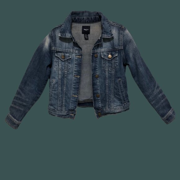 GAP Kids, Denim Jacket,  Indigo, Age 8-10, Youth - Picture 3 of 7